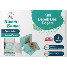 Str Store 500X3 Adet Kirli Bebek Bezi Kapasiteli Çöp Poşeti