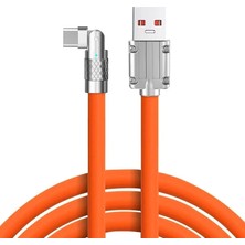 Str Store A6015 USB To Type C Hızlı Şarj Data Kablosu Çevirici Dönüştürücü Adaptör 180° Döner 120W - 1m x 2 Adet