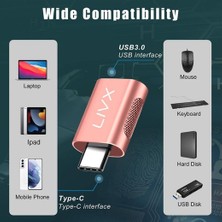 Str Store USB 3.0 To Type-C Çevirici Dönüştürücü Otg Adaptör Rose Gold Otgrg