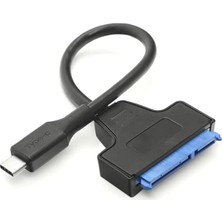 Str Store USB Type-C Sata 3.0 Dönüştürücü Kablo | 2.5inç SSD HDD Disk Bağlantı Adaptörü 6gbps Tak-Çalıştır