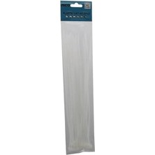 Str Store 25PCS Beyaz 3.6X300MM Plastik Cırt Kelepçe (5264)
