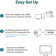 Str Store MW300UM 300MBPS Kablosuz USB Adaptör