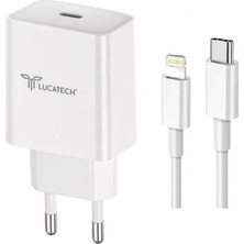 Str Store Iphone Lightning ile Uyumlu 35W Ultra Hızlı Şarj Adaptörü, Beyaz