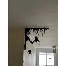 Szd Design Cadılar Bayramı Baykuş Örümcek Duvar Dekorasyonu