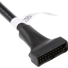 Str Store AL-4584 9 Pin USB 2.0 Dişi - 19 Pin USB 3.0 Erkek Çevirici Dönüştürücü Adaptör Kablosu