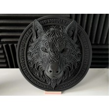 Szd Design Fenrir Kurt Kafası Duvar Rölyefi