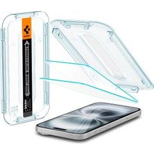 Str Store iPhone 16 Plus / 15 Plus ile Uyumlu Ekran Koruyucu Cam Kolay Kurulum Glas.tr Ez Fit (2 Adet) - AGL06883