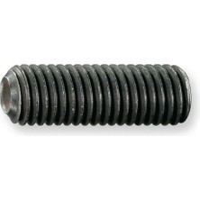 Norm M5X8 Dın 916 14.9 Kalite Setskur (Içten Altıgen Konik Uçlu) Cıvata Siyah 100 Adet