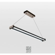Enzo Light Vega Yemek Masası Avizesi - Kumandalı Dimmerli Sarkıt Rose Gold Kumandalı Dimmerli
