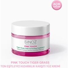 Sinoz Pink Touch Tiger Grass Anında Ton Eşitleyici Onarıcı Yüz Bakım Kremi 15 ml (Açık Tenler İçin)