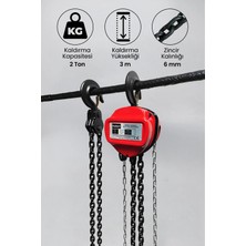 GAPTOOLS PROFESSIONAL Zincirli Caraskallar 2ton 3metre GPC2T3M