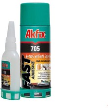 Akfix GA055 Mdf Hızlı Yapıştırıcı 100ML+25GR (705)