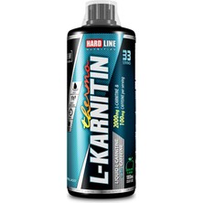 Hardline Nutrition L-Karnitin Thermo - LCarnitine, Caffeine (Kafein)  1000 ml Yeşil Elma
