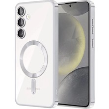Str Store Samsung Galaxy S24 Kılıf Kross Magneticsafe Kapak - Titan Gri