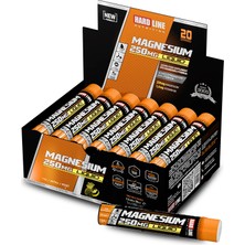 Hardline Nutrition Magnesium Liquid 250 mg 20 Adet Sıvı Magnezyum Shot Yetişkinler İçin