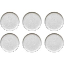 Porselen Sunumluk Tabak 6lı