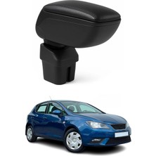 Omac Seat Ibiza 2008-2017 Adaptörlü Model Uyumlu Kolçak Kol Dayama Siyah Suni Deri Araca Özel