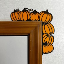 Szd Design Cadılar Bayramı Halloween Balkabağı Kapı ve Pencere Çerçevesi Köşe Dekoru