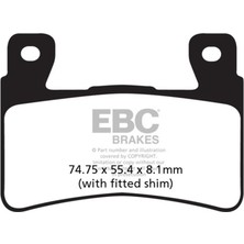 Ebc Motosiklet Ebc FA265HH Honda CBR900 , VTR1000 Sinter Ön Fren Balatası