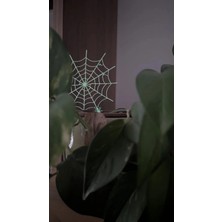 Szd Design Karanlıkta Parlayan Cadılar Bayramı Örümcek Ağı Duvar Dekoru
