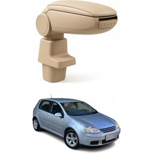 Omac Vw Golf 5 2003-2009 Uyumlu Kolçak Kol Dayama Bej Suni Deri Araca Özel