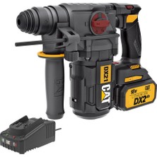 Cat DX21BC 18VOLT 2.0AH 2.2j Li-Ion Tek Akülü Şarjlı Kömürsüz Profesyonel Sds-Plus Pnömatik Kırıcı/delici