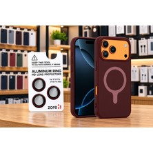 Vendas iPhone 18 Pro Kılıf M-Safe Şarj Özellikli Soft Aris Silikon Kapak + 9h Cam Ekran Koruyucu