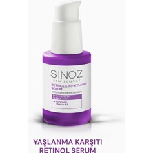 Sinoz Retinol Lift-Xylane Cilt Yenileyici Serum 30 ml Tüm Cilt Tipleri için Yaşlanma Karşıtı Etki