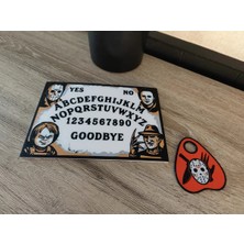 Szd Design Ouija Tahtası Cadılar Bayramı Mistik ve Gotik Masaüstü Dekoru Tabela Figür