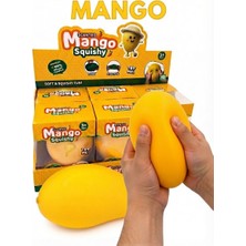Vattara Mango Squısh Squeezee Dev Boy Meyve Serisi Büyük Boy Mango Sukuşi Stres Oyuncağı 1 Adet Gönderilecektir