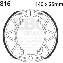 Ebc Motosiklet Ebc 816 Vespa Prımavera 125/150-SPRINT Arka Fren Balatası