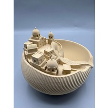 Szd Design Santorini Serisi Deniz Kabuğu Formlu Modern Takı ve Anahtar Tablası