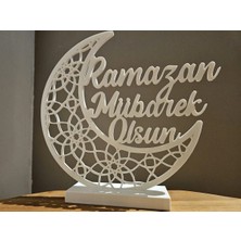 Szd Design Hilal ve Yıldız Temalı "ramazan Mübarek Olsun" Modern Masaüstü Obje