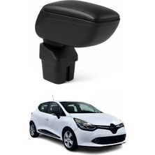 Omac Renault Clio 2012-2019 Adaptörlü Model Uyumlu Kolçak Kol Dayama Siyah Suni Deri Araca Özel