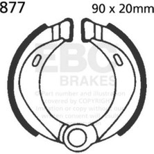 Ebc Motosiklet Ebc 877 Mobylette Ön Arka Fren Balatası