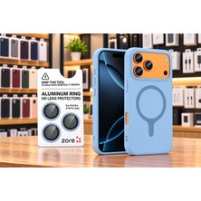 Vendas iPhone 18 Pro Kılıf M-Safe Şarj Özellikli Soft Aris Silikon Kapak + 9h Cam Ekran Koruyucu