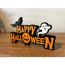 Szd Design Cadılar Bayramı Halloween Hayaletli Masaüstü ve Raf Dekoru Tabela