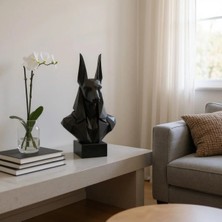 Szd Design Dekoratif Biblosu Büst Antik Mısır Anubis Biblosu Büst