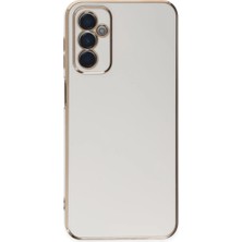 Str Store Samsung Galaxy M23 Kılıf Volet Silikon - Beyaz