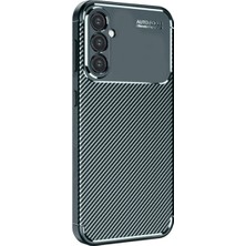 Str Store Samsung Galaxy A56 Kılıf Auto Focus Karbon Kapak - Koyu Yeşil