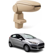 Omac Ford Fiesta 6 2008-2017 Uyumlu Kolçak Kol Dayama Bej Suni Deri Araca Özel