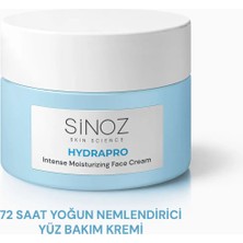 Sinoz Hydrapro Su Bazlı 72 Saat Yoğun Nemlendirici Yüz Bakım Kremi 50 ml