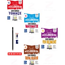 Ankara Yayıncılık 6.sınıf Güçlendiren Türkçe Matematik Fen Bilimleri Sosyal Bilgiler Yeni Nesil Sorularla Soru Bankası 4 Kitap Set Türkiye Yüzyılı Maarif Model  Kalem Seti Hediyeli