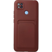 Str Store Xiaomi Redmi 9c Kılıf Kelvin Kartvizitli Silikon - Bordo