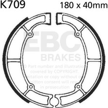 Ebc Motosiklet Ebc K709 Kawasakı VN800 Arka Fren Balatası