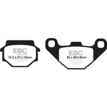 Ebc Motosiklet Ebc SFAC067 Kymco Agılıty 125 08-21 - Django 125/150 Carbon Arka Fren Balatası