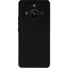 Str Store Realme 11 Pro Kılıf Nano Içi Kadife Silikon - Siyah