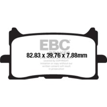 Ebc Motosiklet Ebc FA679HH Honda Afrıca TWIN-CB650R- XADV750 Sınter Ön Fren Balatası