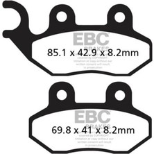 Ebc Motosiklet Ebc SFAC264 Sym Fıddle Iı, Symphony ,jet4 , HD200 Carbon Ön Fren Balatası