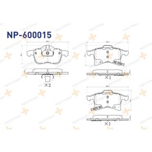 Opel Astra 2003-2010 Fren Balata Ön Ikazli 93181189 Nextpart